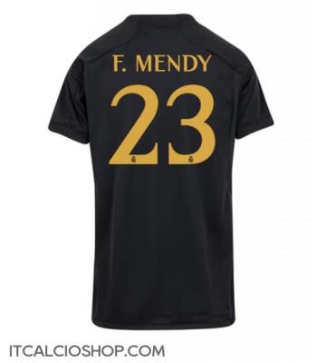 Real Madrid Ferland Mendy #23 Terza Maglia Femmina 2023-24 Manica Corta